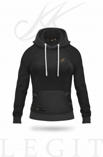 BLUZA KANGURKA BLACK - LEGIT SIMPLE